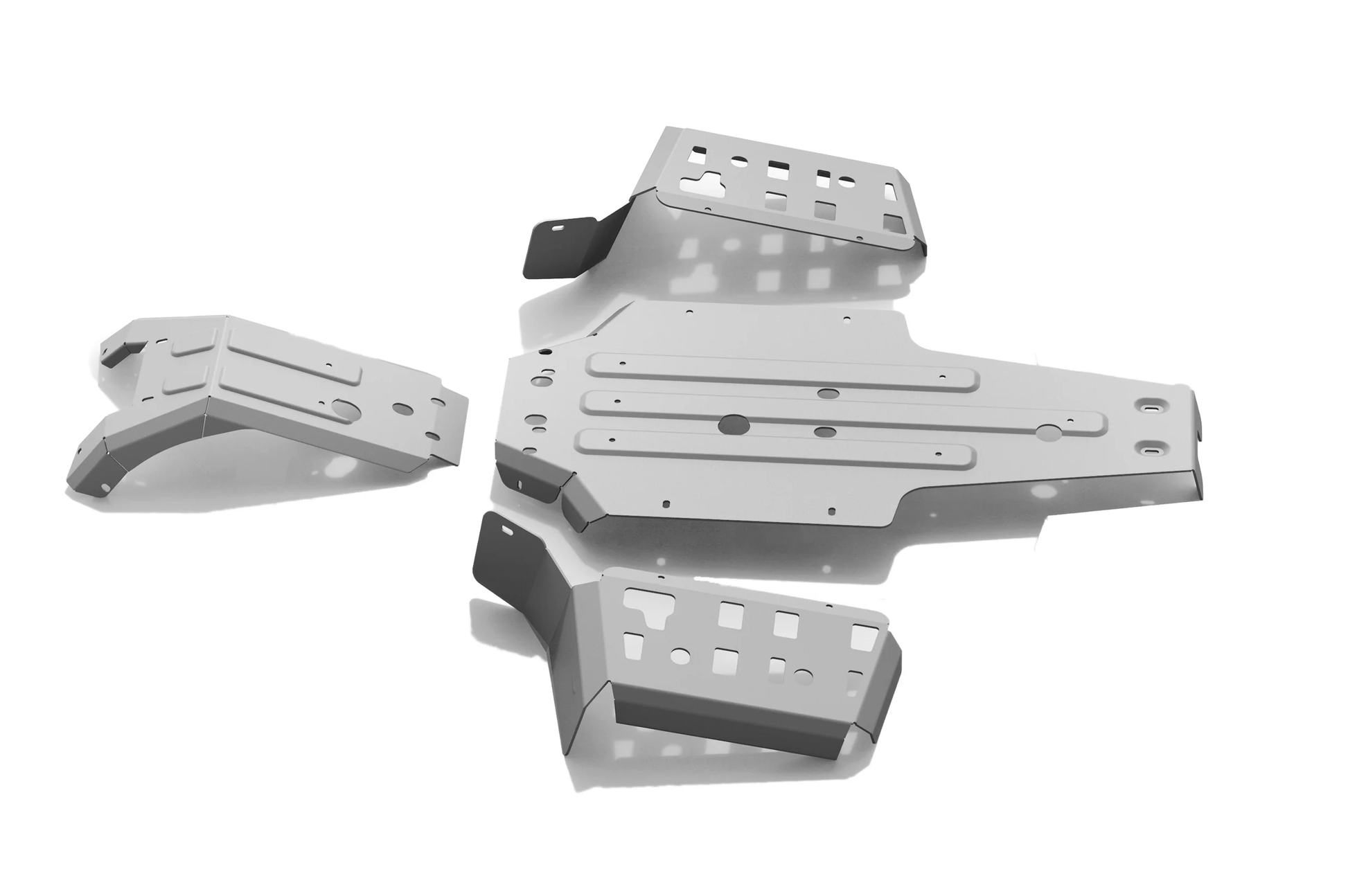 Rival Powersports USA Alloy Skid Plates Guards/Braces 2444.7124.1 - Central Plate