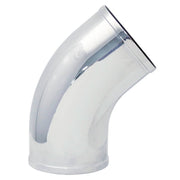 Spectre 87381 Spectre Universal Intake Elbow Tube (ABS) 3in. OD / 45 Degree - Chrome