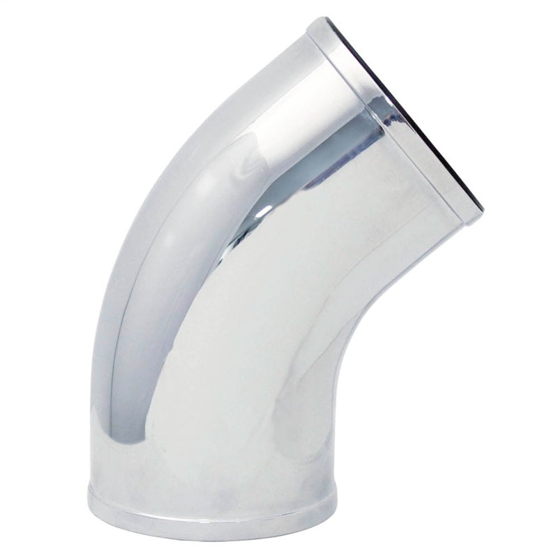Spectre 87381 Spectre Universal Intake Elbow Tube (ABS) 3in. OD / 45 Degree - Chrome
