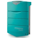 Mastervolt Chargemaster Plus 24/80 advanced battery charger in teal color with user-friendly interface and efficient charging technology.