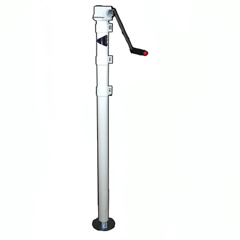 44321 Rieco-Titan Products Camper Jack; 2000 Pound Capacity; 36 Inch Lift Height; C-Ring Clamp Mechanical Jack; 4 Corner; White; Steel; Set Of 2 