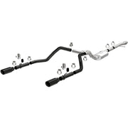 Magnaflow 19472 MagnaFlow 2019 Chevy Silverado 1500 V8 5.3L/V6 4.3L Street Series Dual Exit Exhaust w/ Black Tips