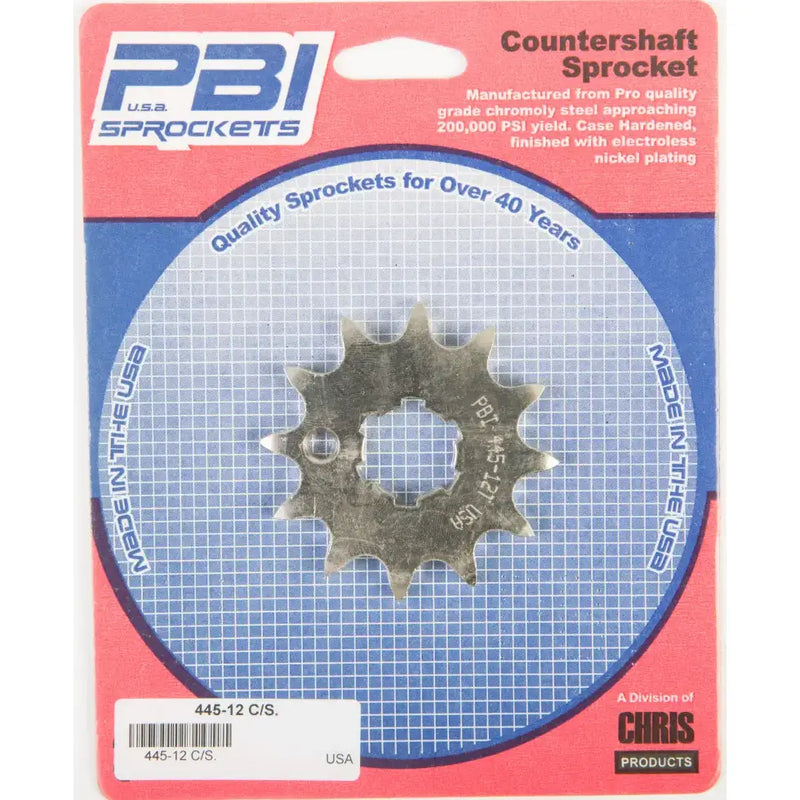 445-12 Front Cs Sprocket Steel 12t 520 Kaw/Yam - Countershaft