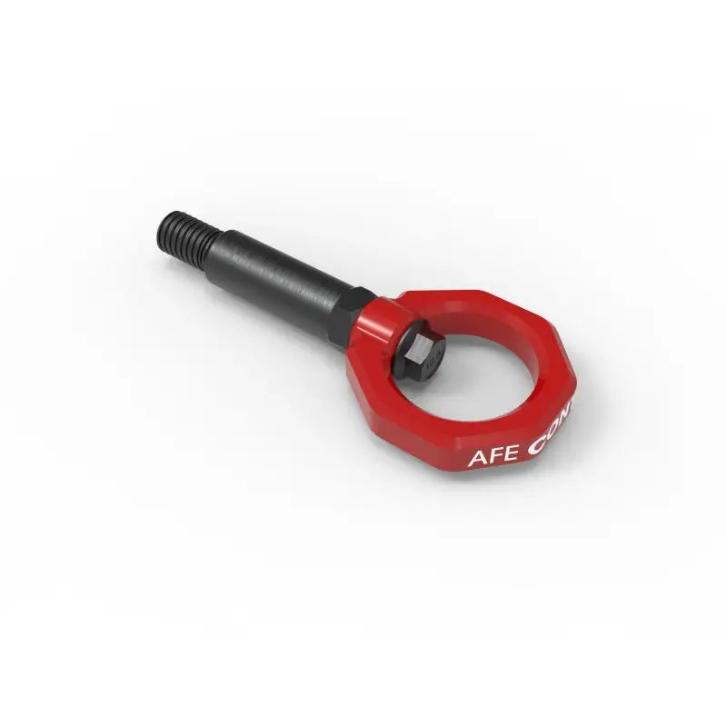 aFe 450-502001-R 450-502001-R aFe Control Front Tow Hook Red BMW F-Chassis 2/3/4/M