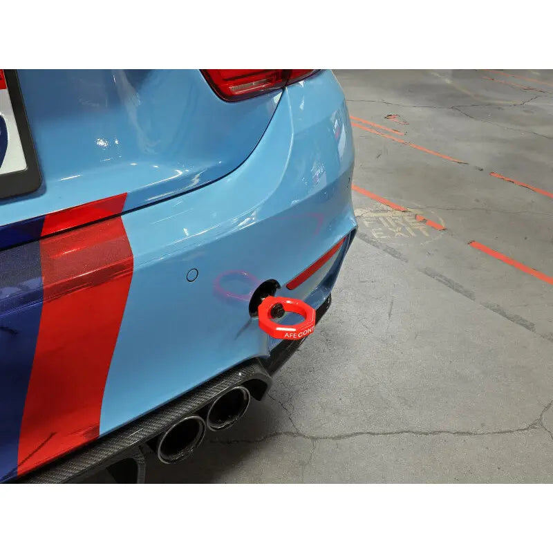 aFe 450-502002-R 450-502002-R aFe Control Rear Tow Hook Red BMW F-Chassis 2/3/4/M