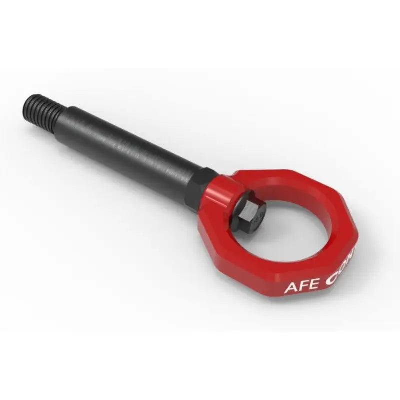aFe 450-502002-R 450-502002-R aFe Control Rear Tow Hook Red BMW F-Chassis 2/3/4/M