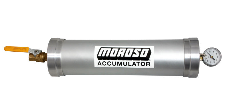 Moroso 23902 Moroso Oil Accumulator - Heavy Duty - 3 Quart - 23in x 4.75in
