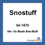 451-082 Snostuff Blank Windshield Material 18 InchX38 InchX0.08 Inch - Windshield/Windscreen