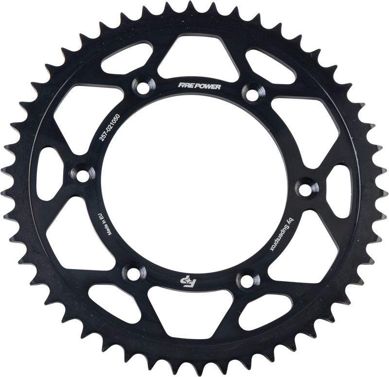 FPS-210-50-BLK Fire Power Rear Sprocket Steel 50T Blk