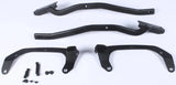 Matte black black metal vehicle hood hinges for hard luggage mounting hardware on 451FZ Top Case Sidearms