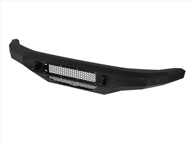 Black textured Ford Bronco Trail Series front bumper with mesh grille and lights