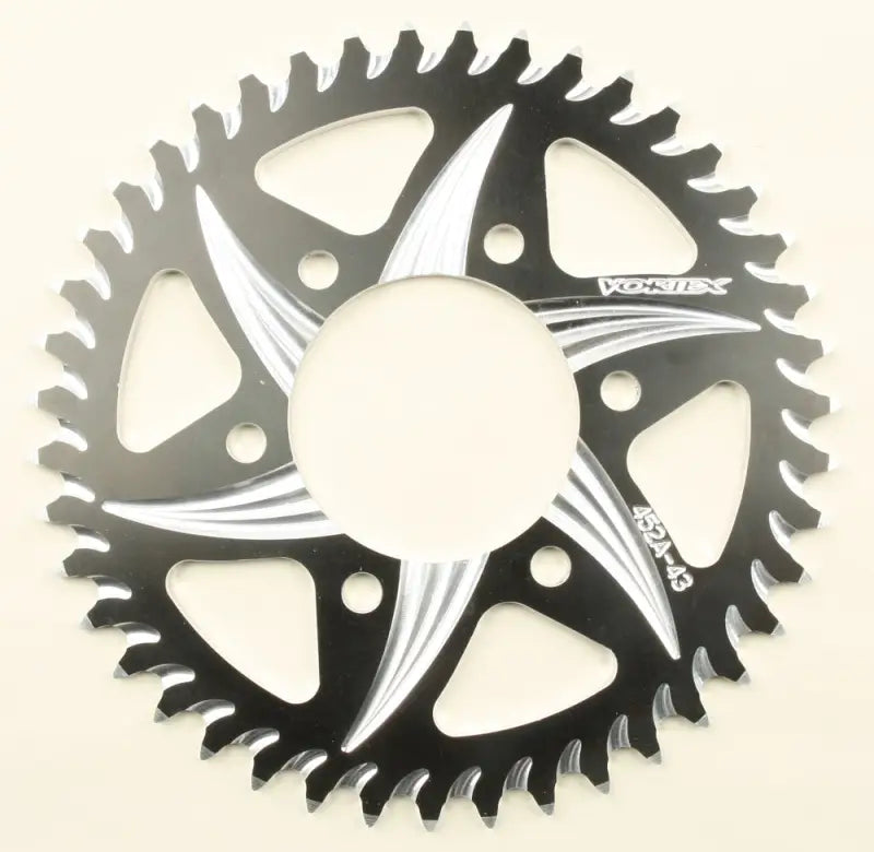 452AZK-43 Rear Cat5 Sprocket Aluminum 43t 520 Blk Kaw 