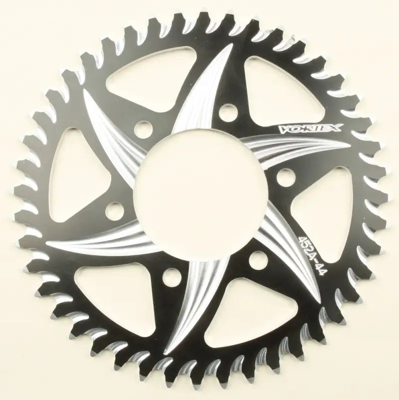 452AZK-44 Rear Cat5 Sprocket Aluminum 44t 520 Blk Kaw 