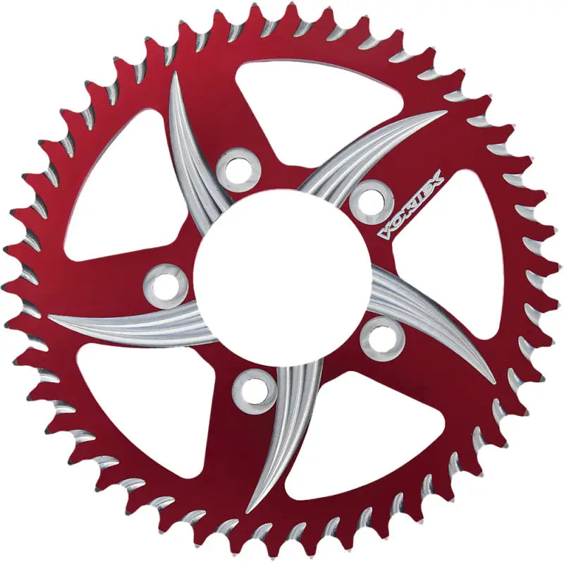 452AZR-48 Rear Cat5 Sprocket Aluminum 48t 520 Red Kaw 