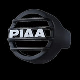 Black PIAA light cover on Valeo LP530 Series Black Mesh Grille for sleek style