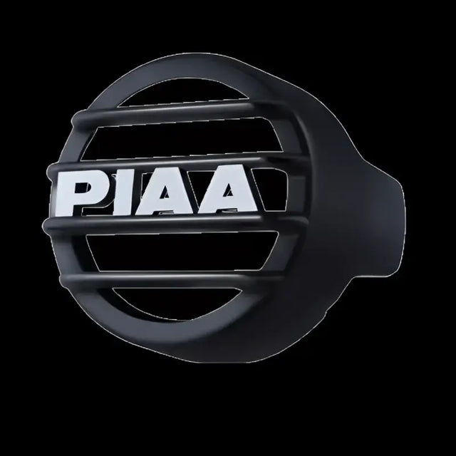 Black PIAA light cover on Valeo LP530 Series Black Mesh Grille for sleek style