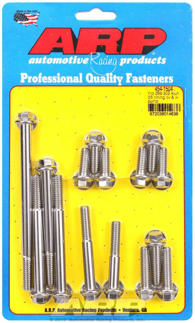 454-1504 ARP Fasteners Water Pump Bolt For Use With Ford 289/ 302