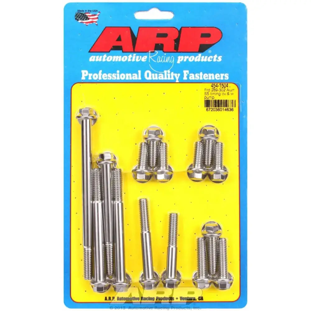 454-1504 ARP Fasteners Water Pump Bolt For Use With Ford 289/ 302