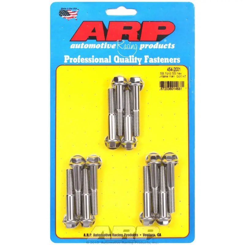 454-2001 ARP Fasteners Intake Manifold Bolt For Use With Ford 260/