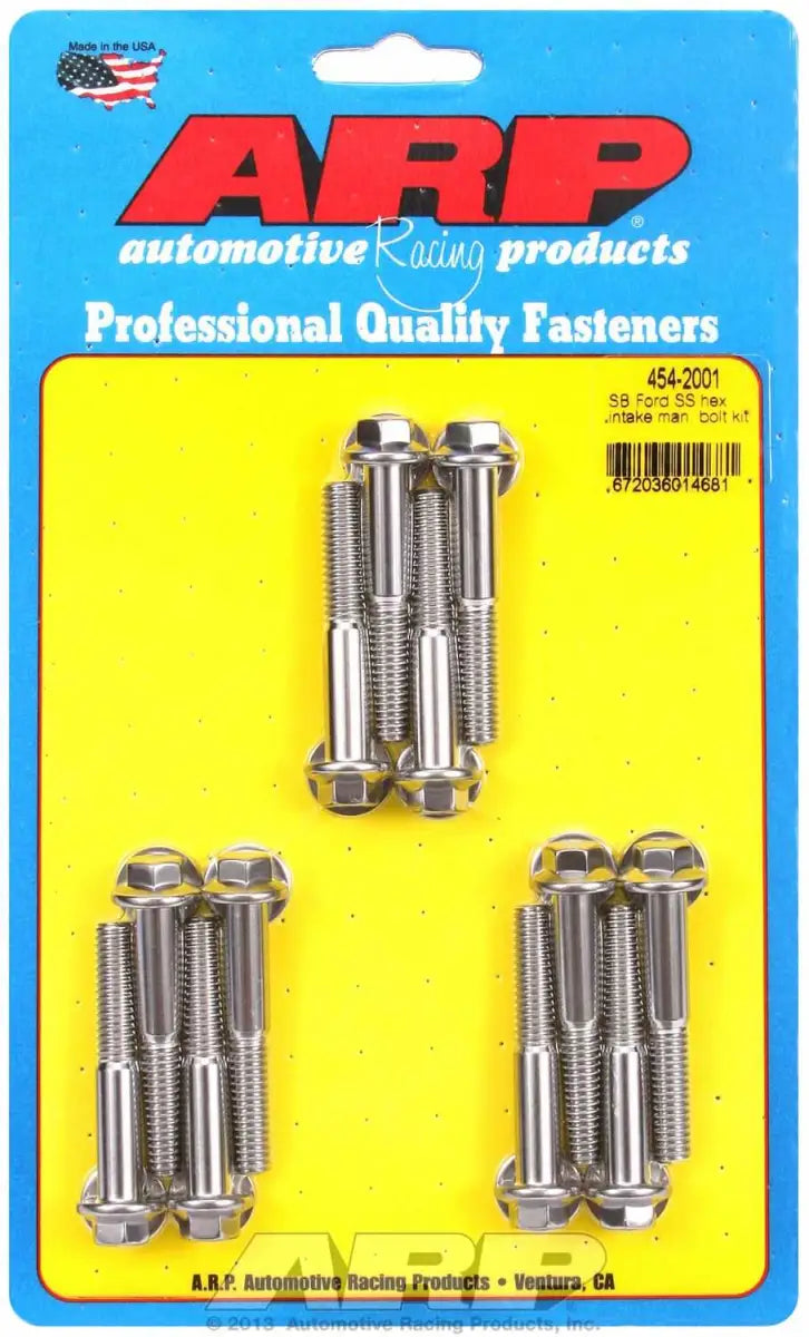 454-2001 ARP Fasteners Intake Manifold Bolt For Use With Ford 260/