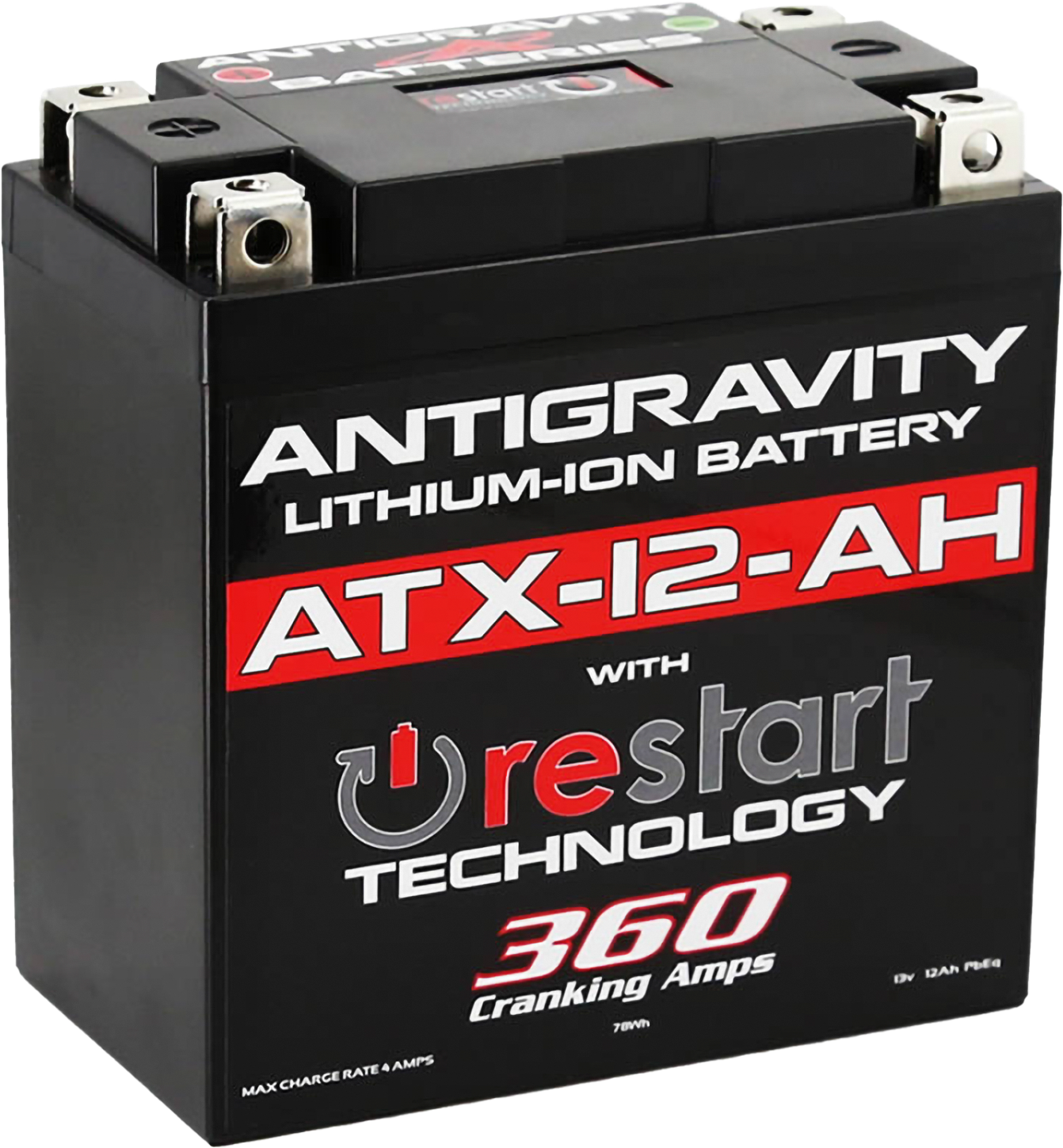 Antigravity Restart Lithium Battery AG-ATX12-AH-RS - ATX12-AH-RS 360 CA