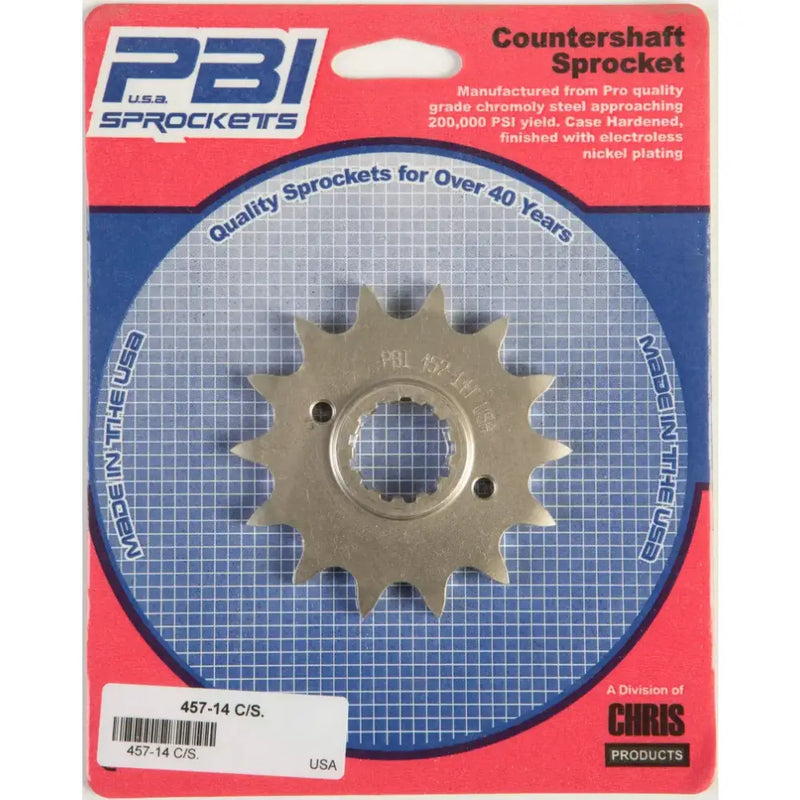 457-14 Front Cs Sprocket Steel 14t 520 Kaw/Suz - Countershaft