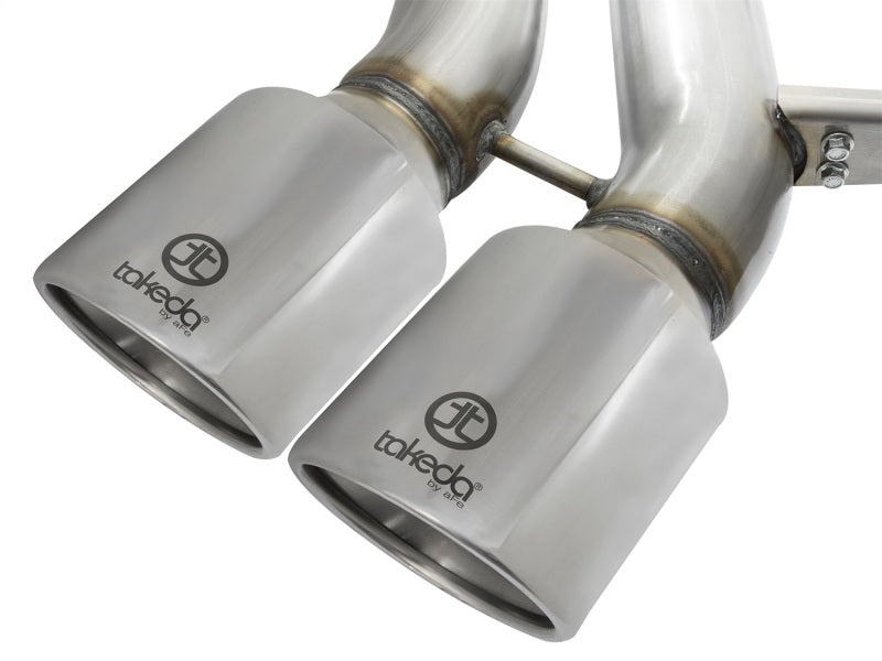aFe 49-33083-P aFe POWER Takeda 3in 304 SS Cat-Back Exhaust w/ Polished Tips 13-17 Ford Focus ST L4-2.0L (t)