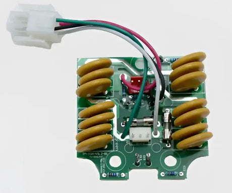 Green circuit board with coils and wiring for Hughes Auto replacement module product