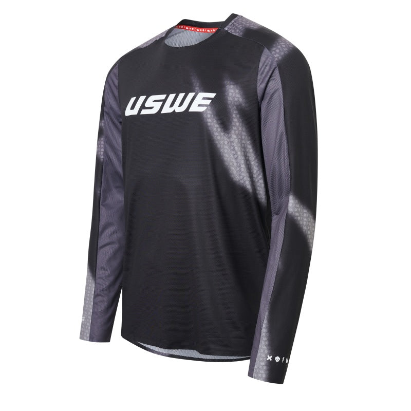 USWE 80951021999105 USWE Kalk Off-Road Jersey Adult Black - Medium - 80951021999105