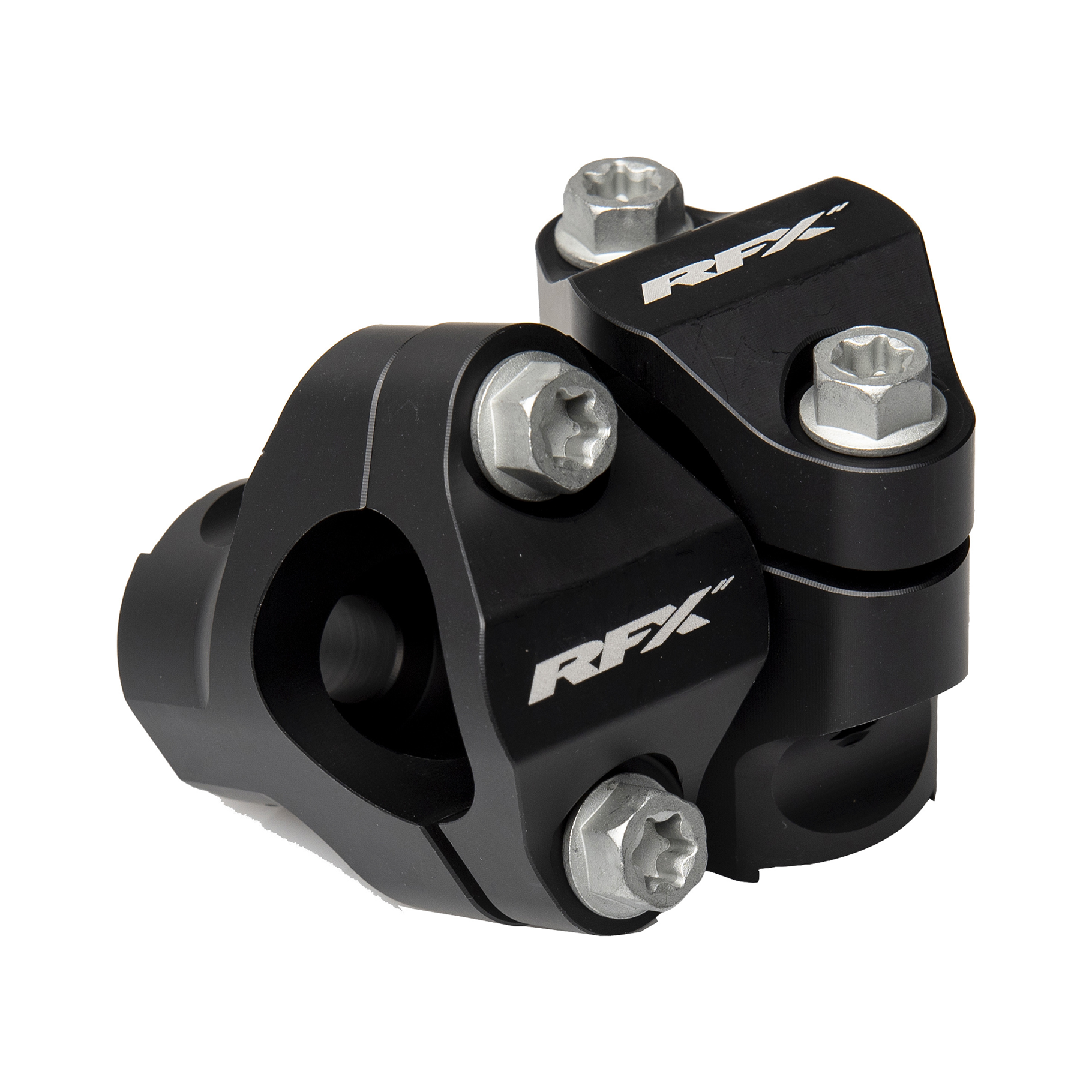 RFX Handlebar Mounts FXHM 50228 55BK - Black Mount Kit Husq GAS