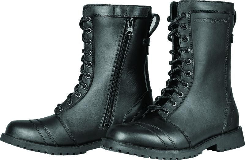 Speed and Strength 880475 Speed and Strength Fast Times Leather Boots Black Womens - 6 - 880475