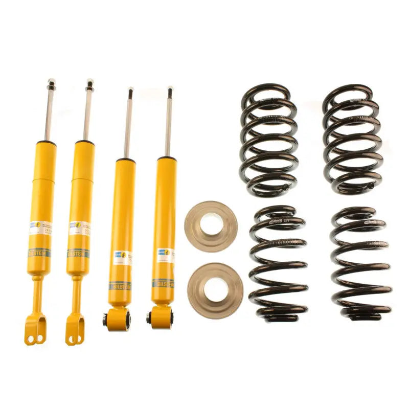 Bilstein 46-188502 46-188502 Bilstein B12 2003 Audi A4 Quattro Base Front and Rear Complete Suspension Kit