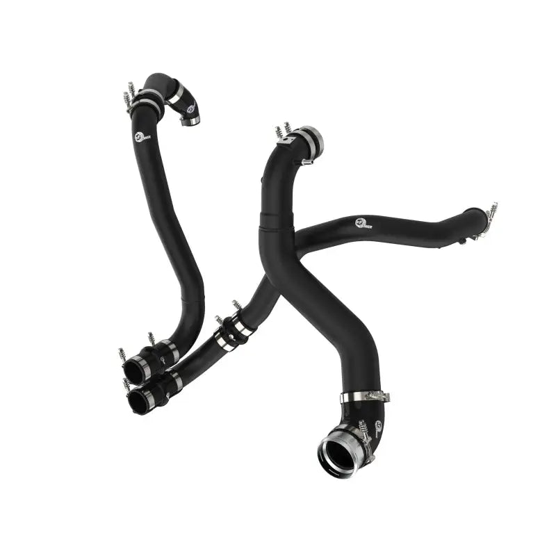 aFe 46-20514-B 46-20514-B aFe BladeRunner 21-22 Ford F-150 Ecoboost V6-3.5L(tt) Aluminum Hot and Cold Charge Pipe Kit Black