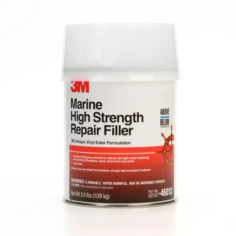 3M Marine High Strength Repair Filler, exceptional durability for marine, RV, automotive, powersports, truck accessories, and more, ideal for exterior and interior repairs, Marine, AVADA - Best Sellers
