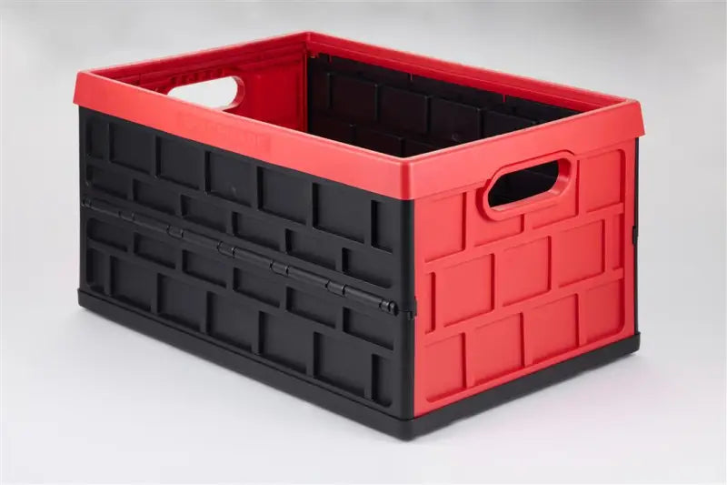 4612R Big Ant Collapsible Crate - Durable and spacious storage solution in red and black.
