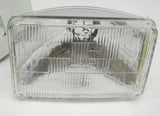 Rectangular glass headlight for 4652 Wagner Sealed Beam, high-quality sealed beam light