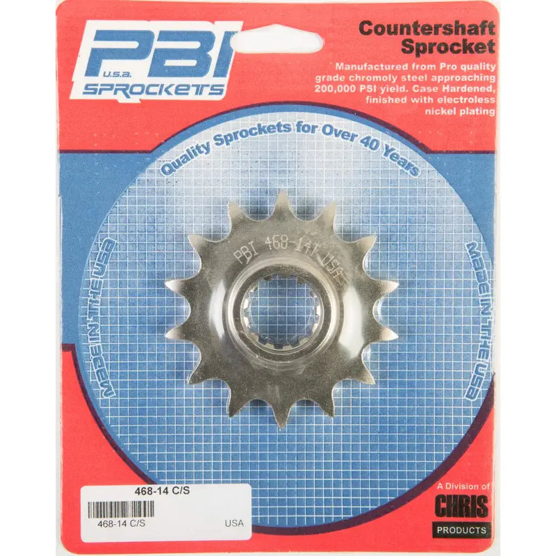 468-14 Front Cs Sprocket Steel 14t 525 Kaw - Countershaft