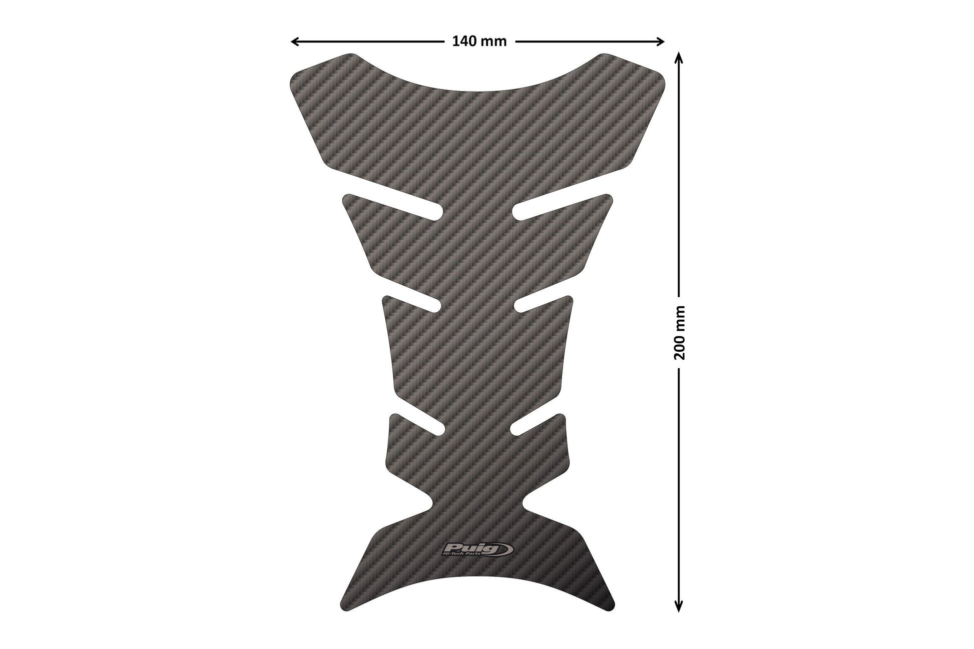 Puig Puig Performance Tank Pads Body 4051C - Carbon Pad