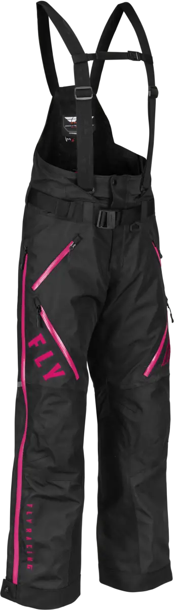 470-4507L Women’s Carbon Bib Black/Pink Lg - (2023)