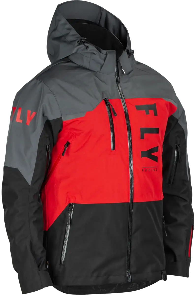 470-52012X Carbon Jacket Black/Grey/Red 2x - (2024)
