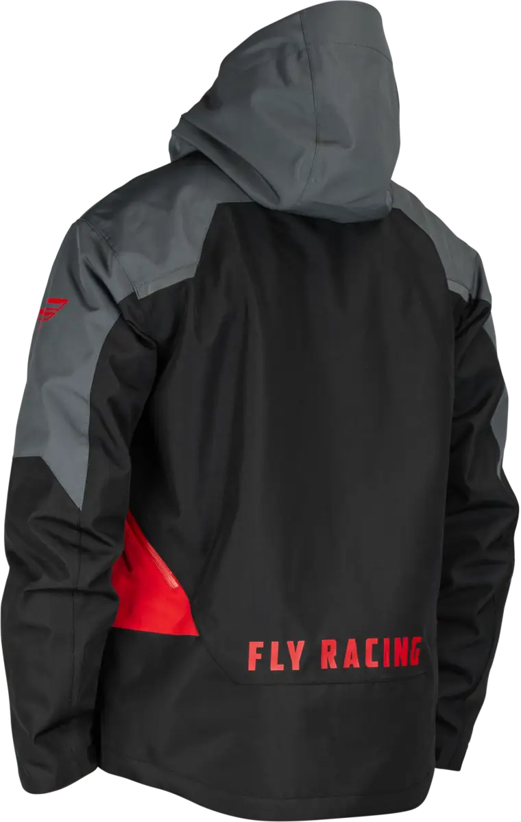 470-5201M Carbon Jacket Black/Grey/Red Md - (2024)