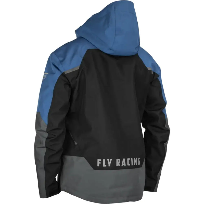 470-5202L Carbon Jacket Black/Grey/Blue Lg - (2024)