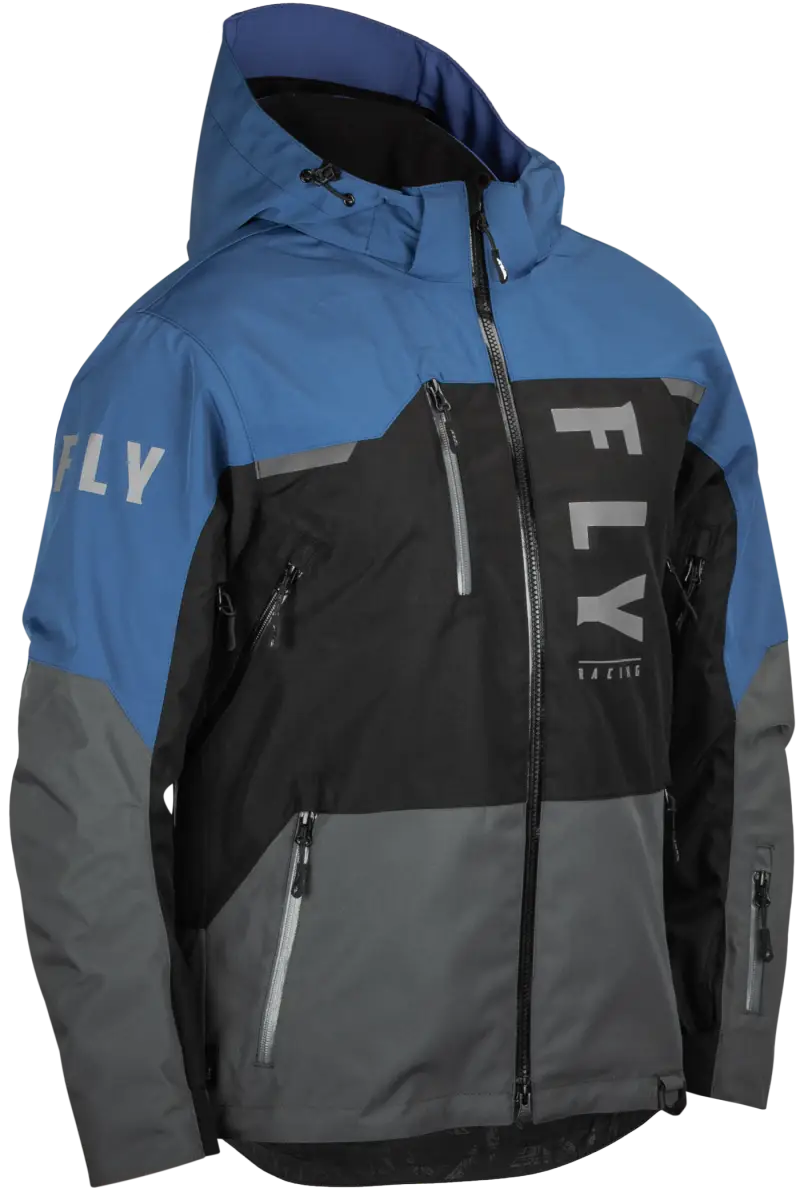 470-5202M Carbon Jacket Black/Grey/Blue Md - (2024)