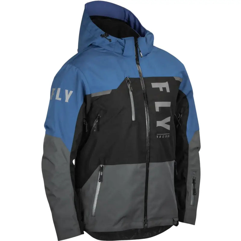 470-5202M Carbon Jacket Black/Grey/Blue Md - (2024)