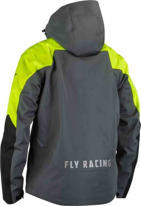 470-5204L Carbon Jacket Black/Grey/Hi Vis Lg - (2024)