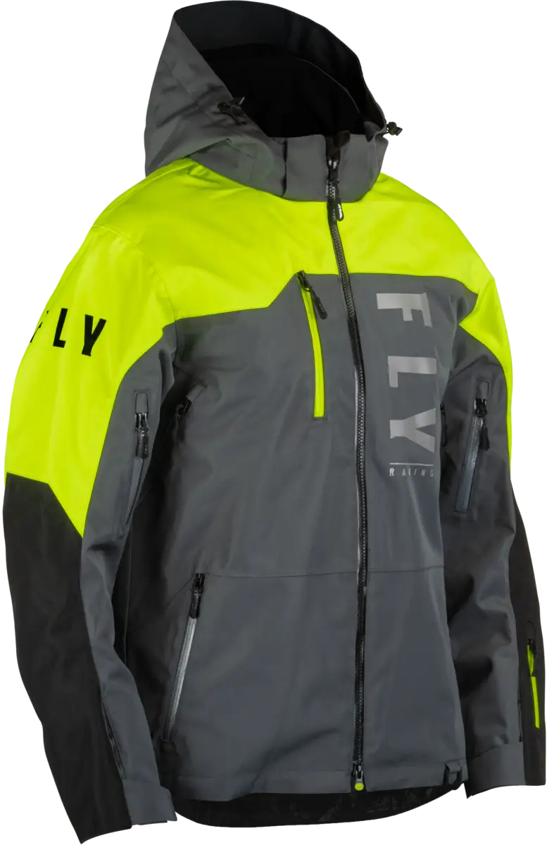 470-5204M Carbon Jacket Black/Grey/Hi Vis Md - (2024)