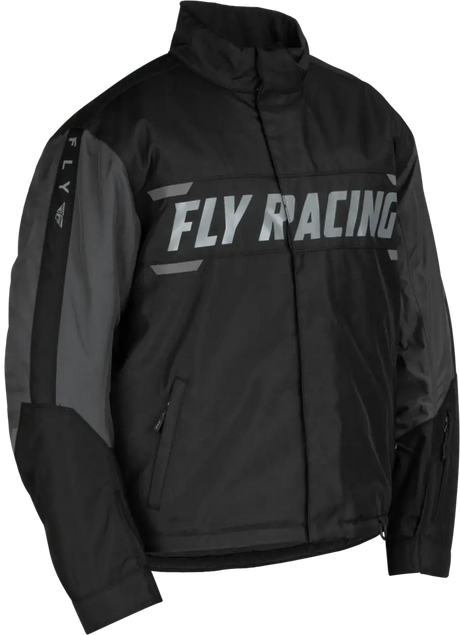 Black and gray Outpost Jacket black Grey 470-55002X racing jacket for outdoors