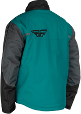 Teal and gray Outpost Jacket Black/Teal/Orange Sm casual outdoor jacket