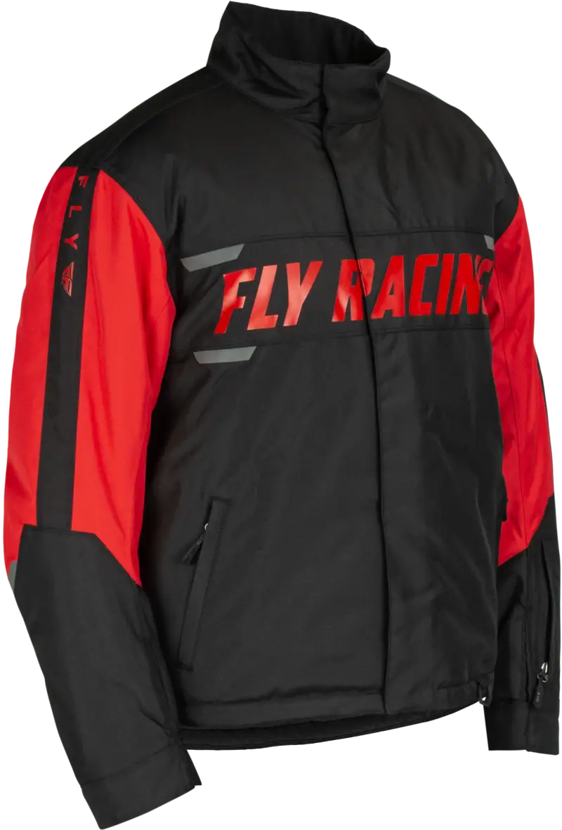 Outpost jacket black and red racing style jacket in large size