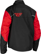 Outpost jacket black red in men’s size Md, stylish black and red jacket for outdoor wear